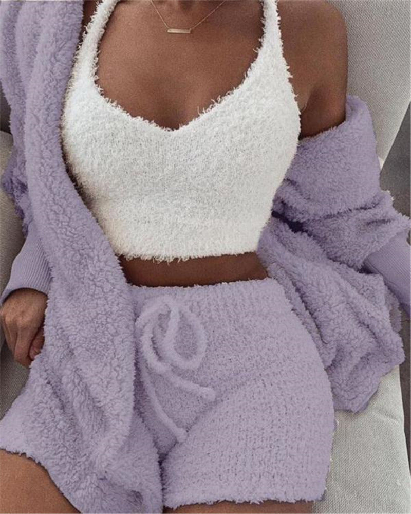 Women's 3-Pieces Pyjamas Set