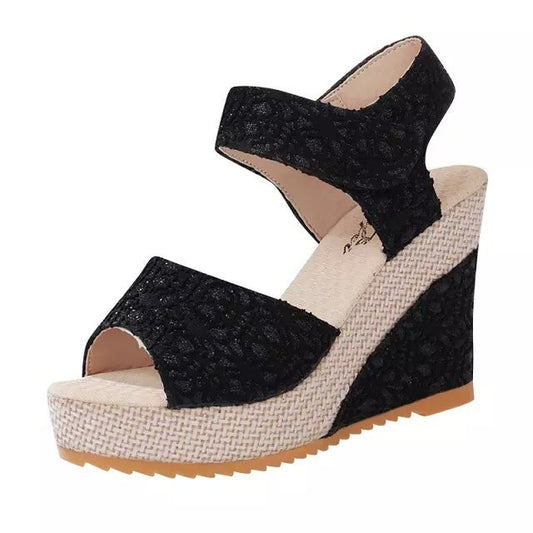 Flat Bottom High Heels Sandals