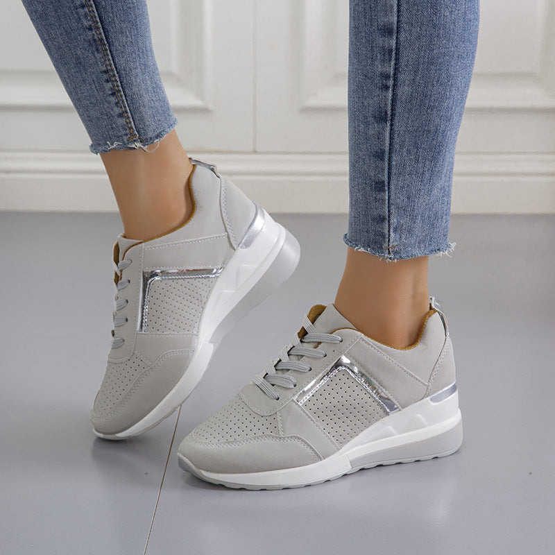 Women's Sneakers With Heel Casual