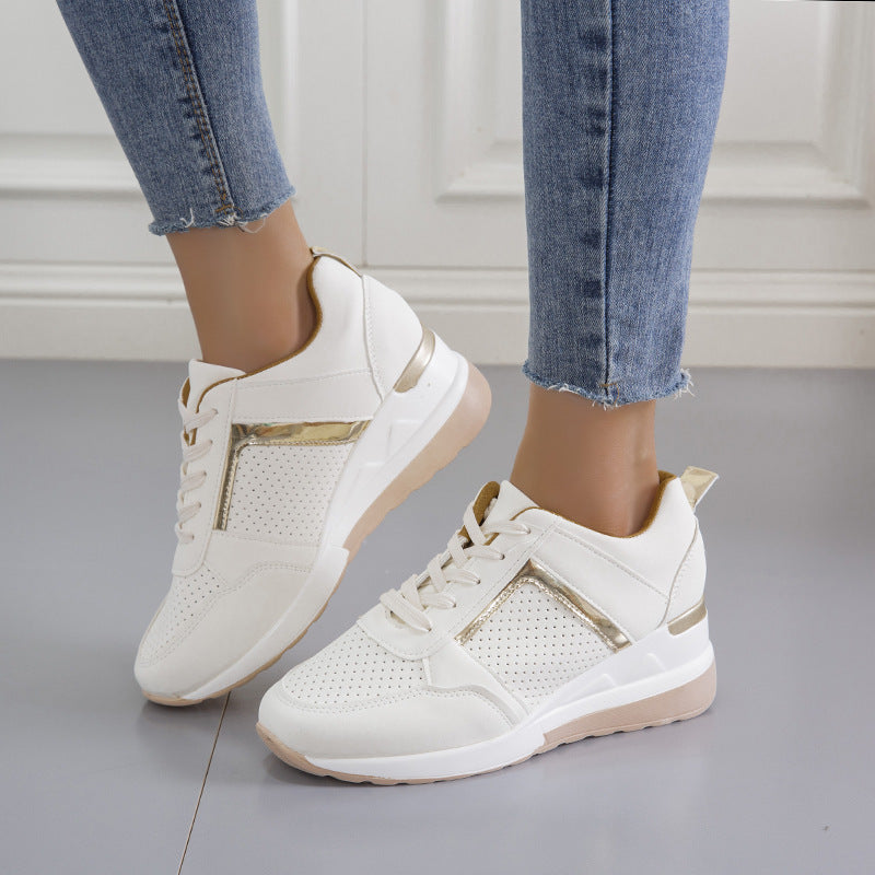 Women's Sneakers With Heel Casual