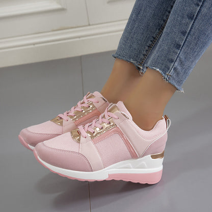 Women's Sneakers With Heel Casual