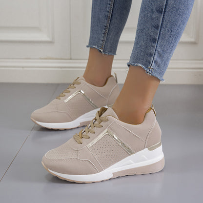 Women's Sneakers With Heel Casual