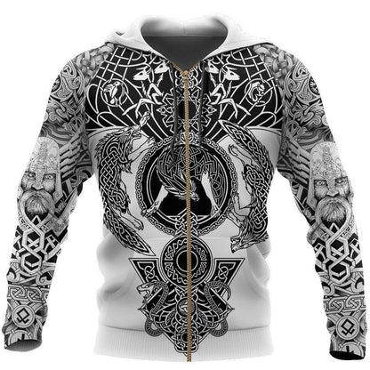 3D Viking Odin Order Hoodie/Sweater