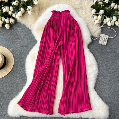 Women's Wide-Leg Slim Pants