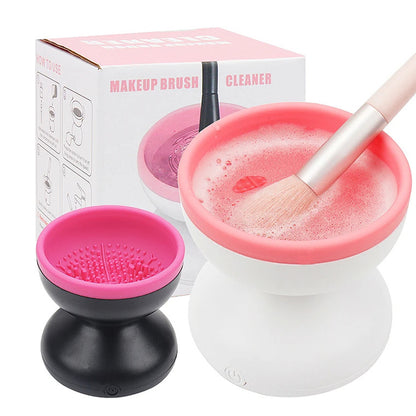 Electric Brush Cleaner Machine For All Beauty Makeup Brushes Set