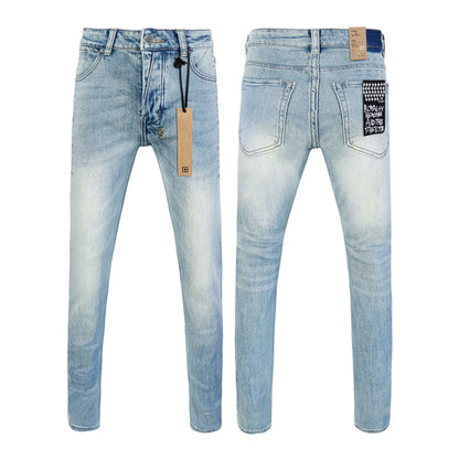 Straight Ripped Men's Jeans