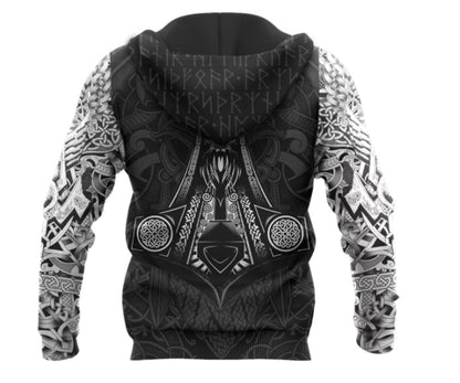 Viking Odin Order 3D Print Hoodie