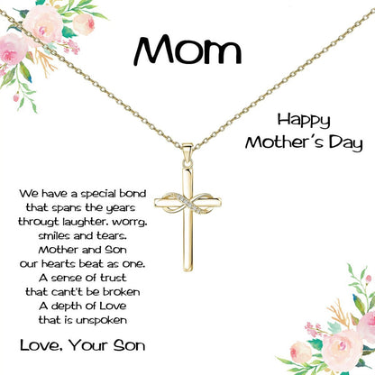 Personalized Gift Zircon Cross Necklace For Ladies