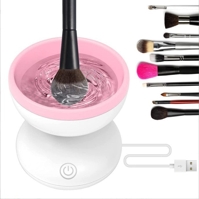 Electric Brush Cleaner Machine For All Beauty Makeup Brushes Set