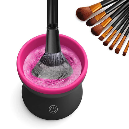 Electric Brush Cleaner Machine For All Beauty Makeup Brushes Set