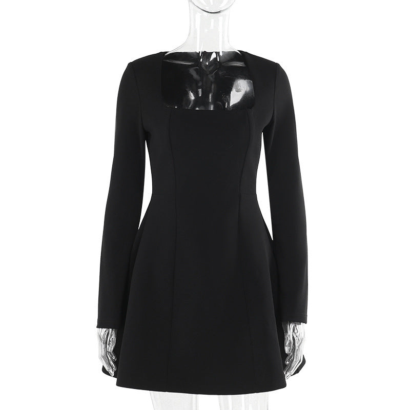 Slim Fit Long Sleeve Dress For Women