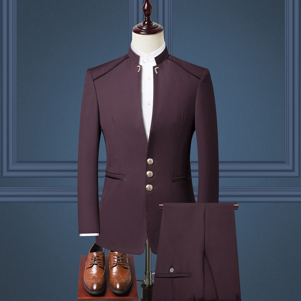 Men's Three-Peces Suit British Style