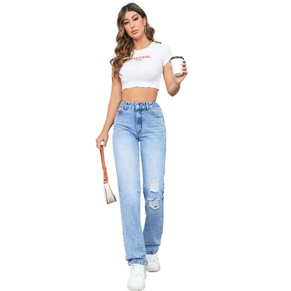 Women's High-Waisted Jeans