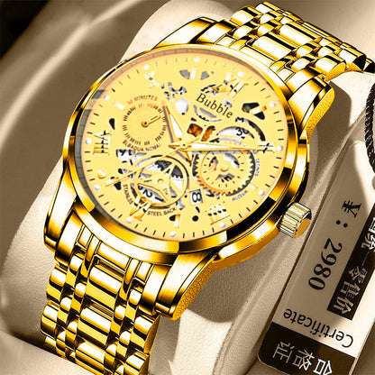 Luxury  Automatic Quartz Watch Stainless Steel