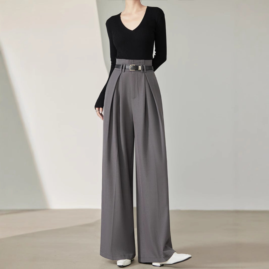 Women's High-Waisted Wide-Leg Pants