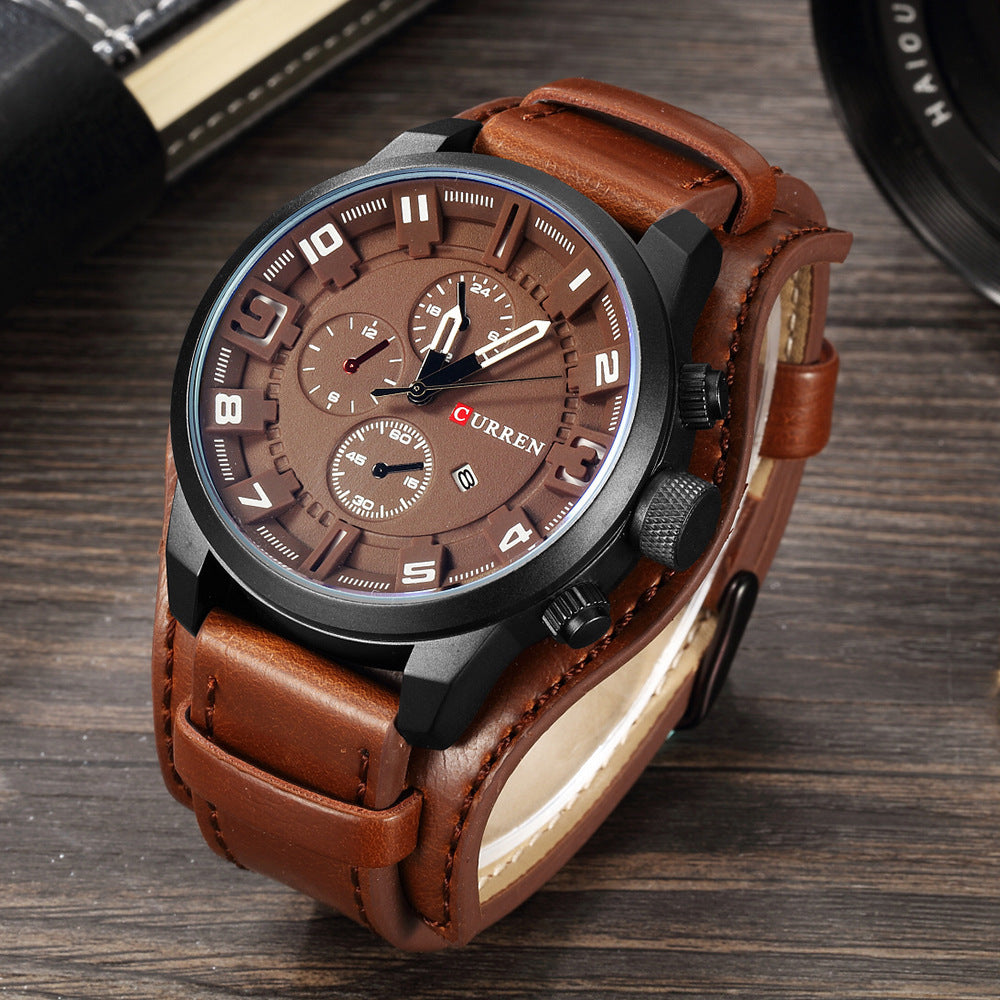 Curren Quartz Watch For Men's