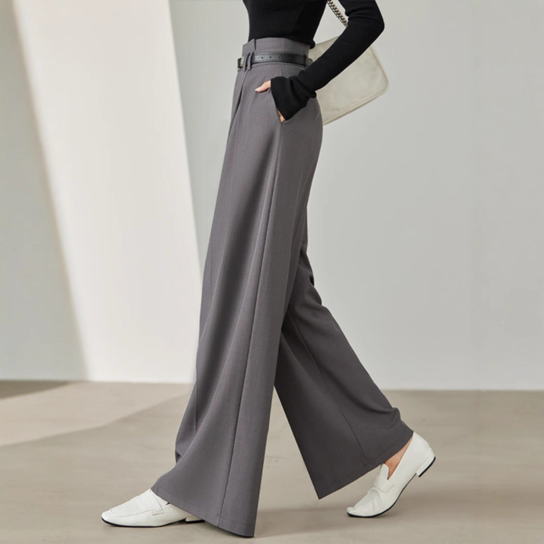 Women's High-Waisted Wide-Leg Pants