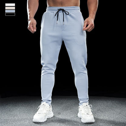 Pantaloni de fitness cu elastic pentru bărbați