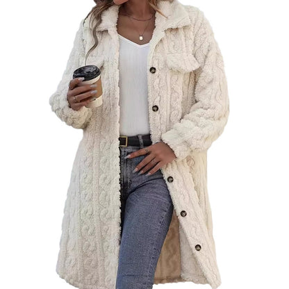 Women's Long Plush Coat