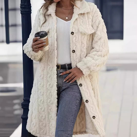 Women's Long Plush Coat