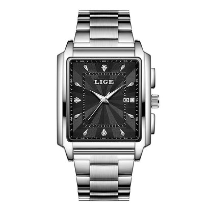 Lige Men's Watch With Classic Diamonds