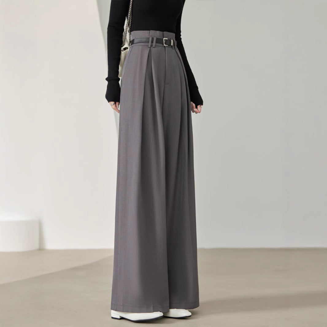 Women's High-Waisted Wide-Leg Pants