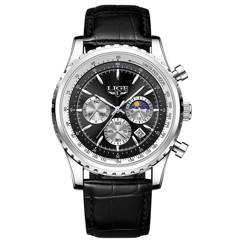 Lige Men's Waterproof Watch