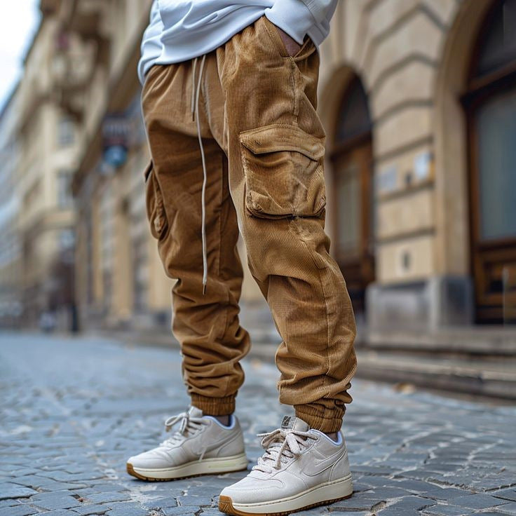 Autumn Retro Cargo Pants