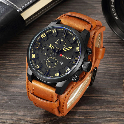 Curren Quartz Watch For Men's