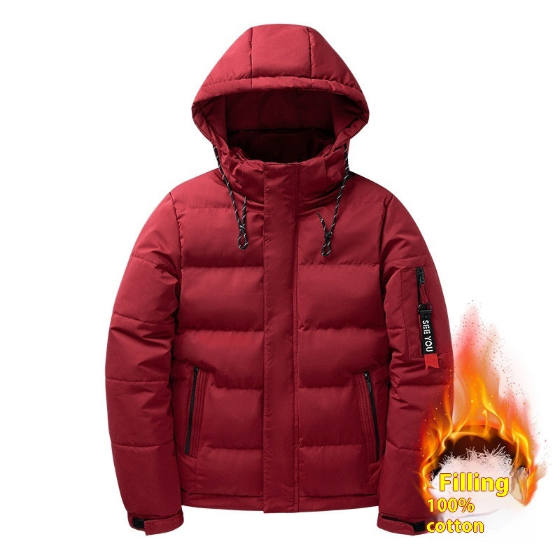 Men's Winter Jacket With Cotton