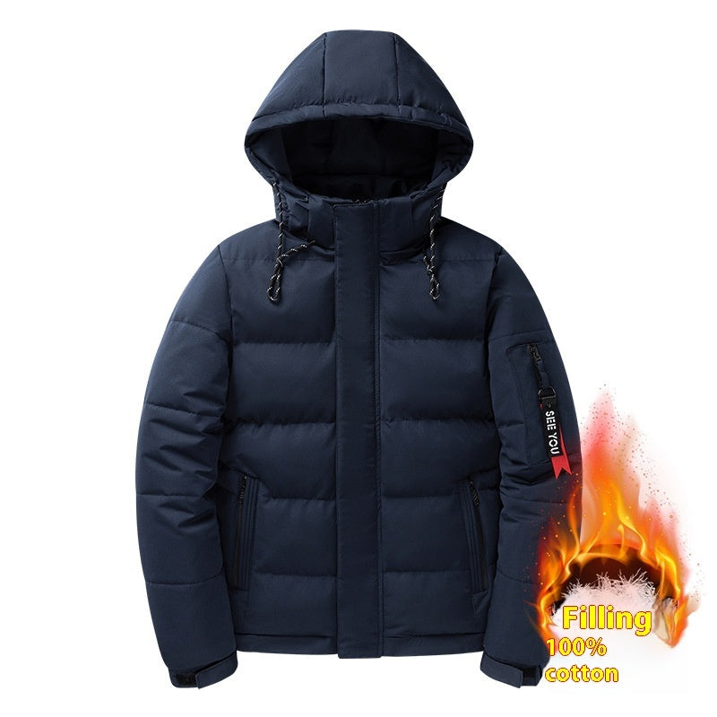 Men's Winter Jacket With Cotton