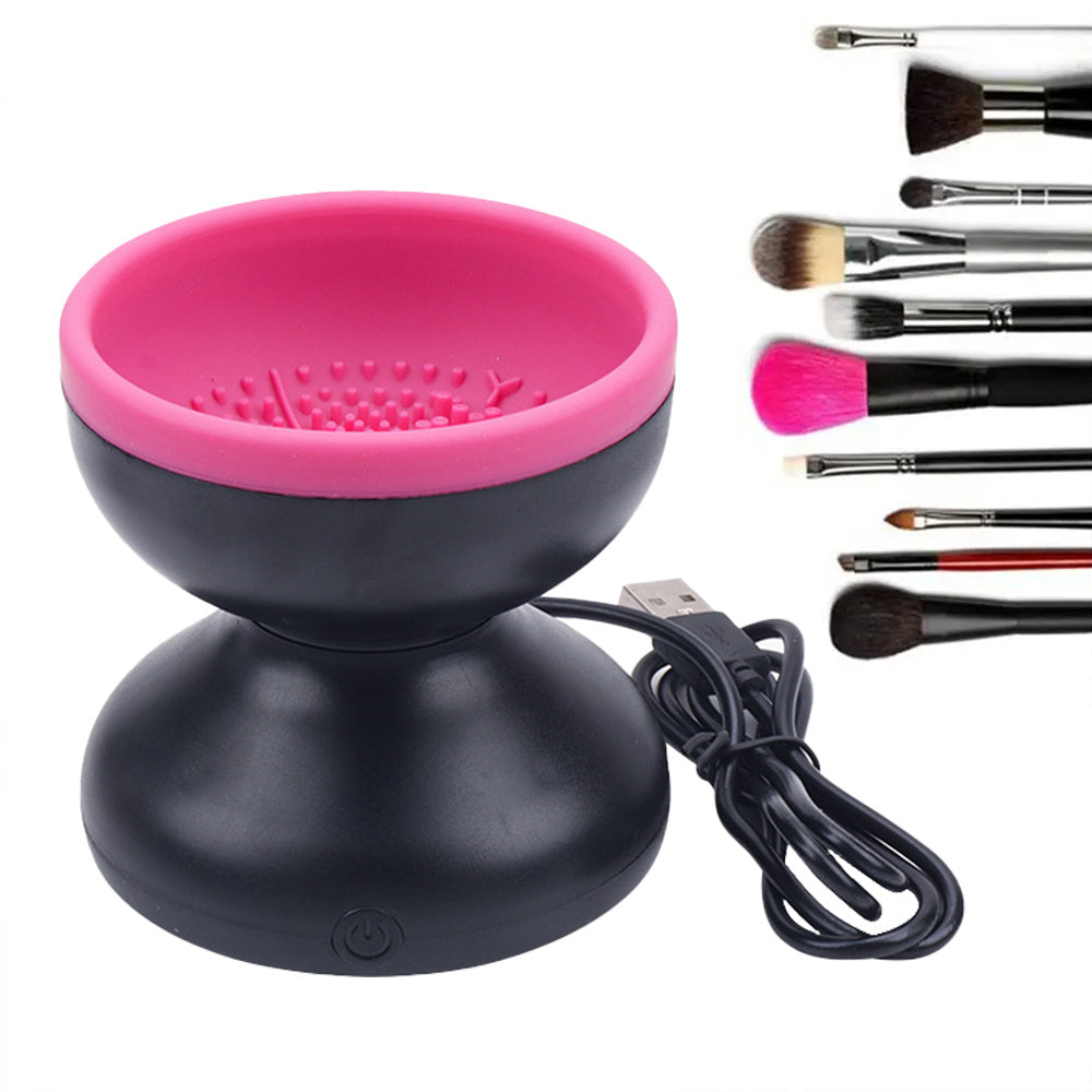 Electric Brush Cleaner Machine For All Beauty Makeup Brushes Set