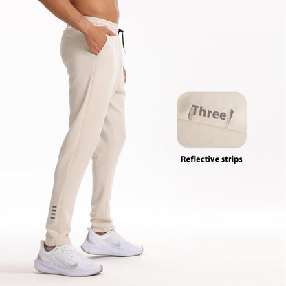 Pantaloni de fitness cu elastic pentru bărbați