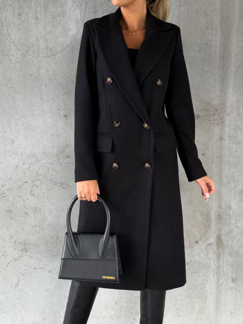 Long Sleeve Lapel Coat Winter For Womens