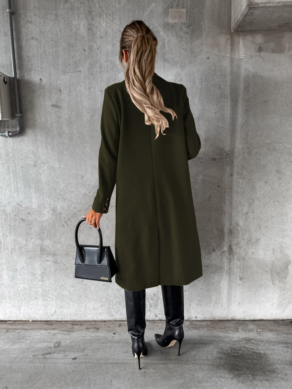 Long Sleeve Lapel Coat Winter For Womens