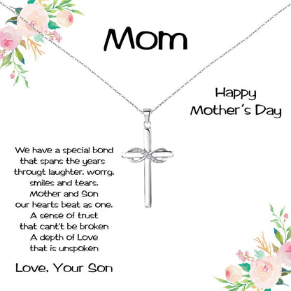 Personalized Gift Zircon Cross Necklace For Ladies