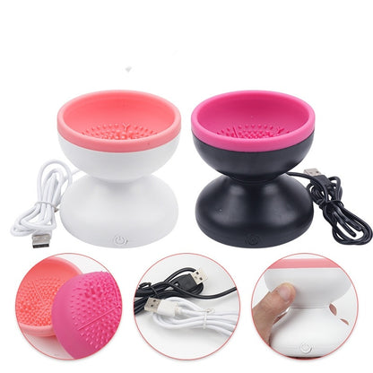 Electric Brush Cleaner Machine For All Beauty Makeup Brushes Set